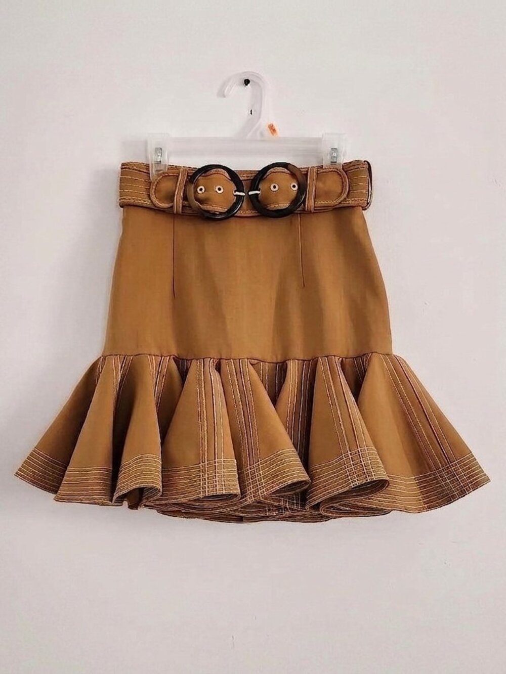 RARE! Zimmermann Ninety Six Zippy Safari Flip Skirt Size 0 XS
